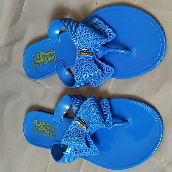 Salvatore Ferragamo Blue sandals - Picture 3 of 8